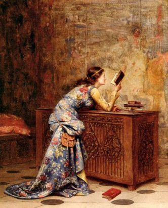 Captivated, Adolphe Alexandre Lesrel,1875