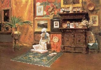 Chase William Merritt In the Studio 1882