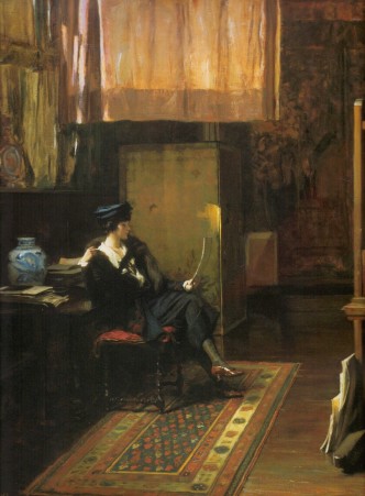 the visitor 1925 by Ignaz Marcel Gaugengigl
